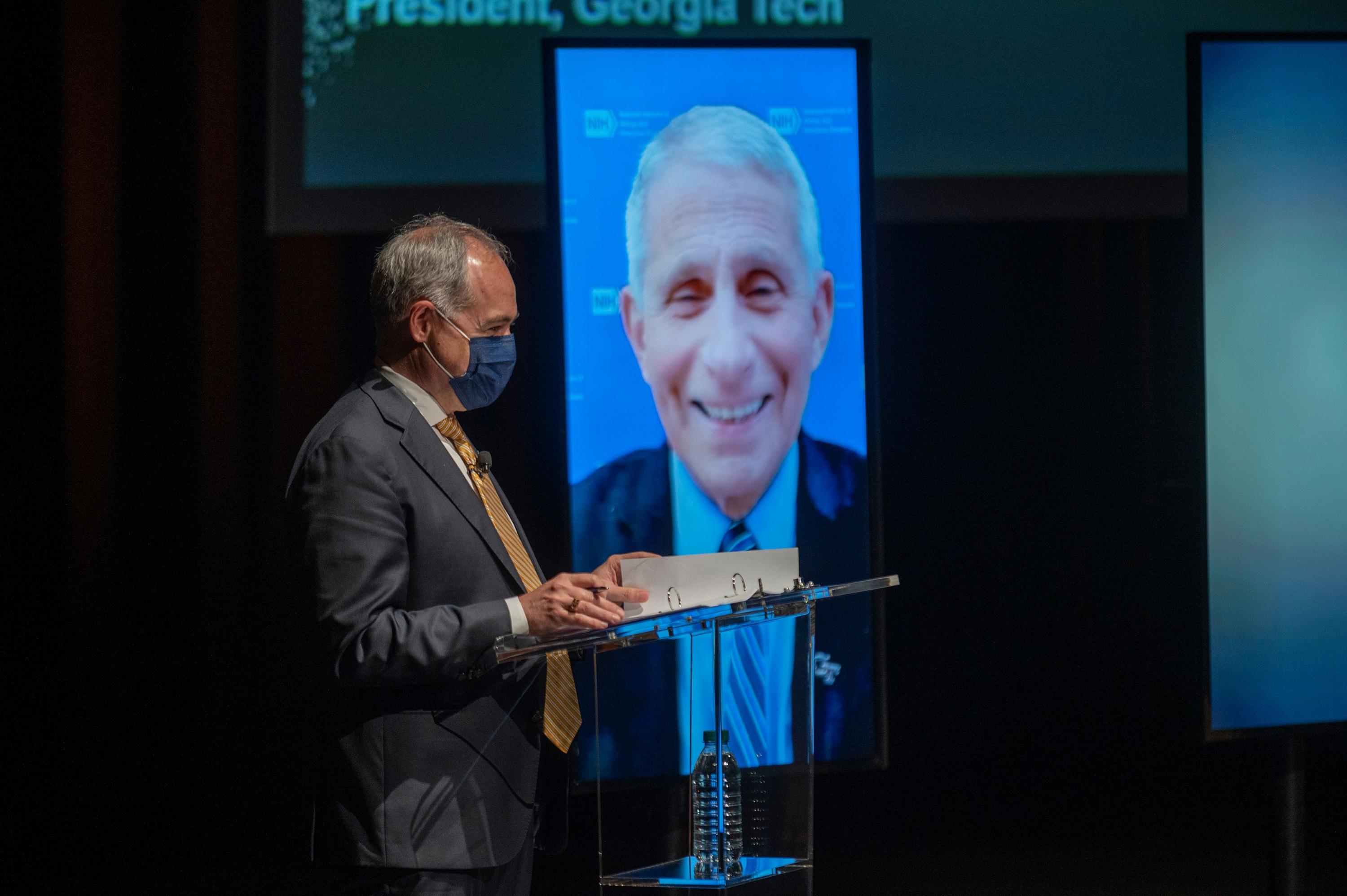 “I’m deeply honored to accept this award, with gratitude and profound humility,” said Fauci.