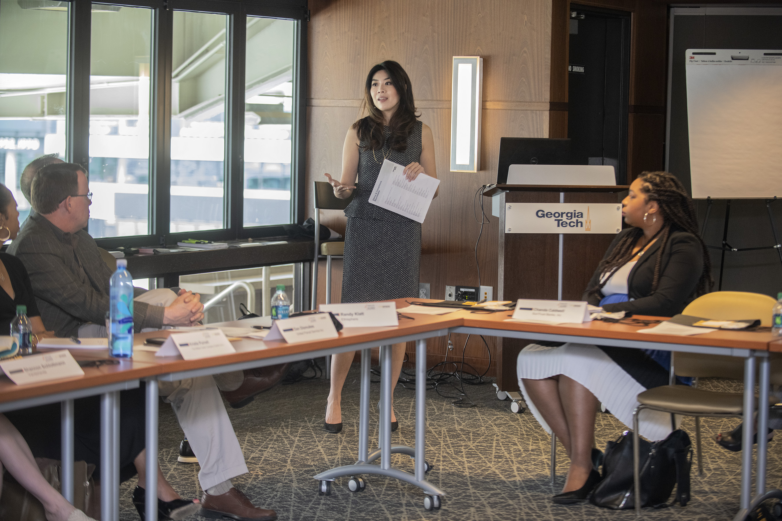 Ling-Ling Nie, Tech’s general counsel and vice president for Ethics and Compliance, led a discussion on “Adapting to the Compliance Function in a New Industry.”