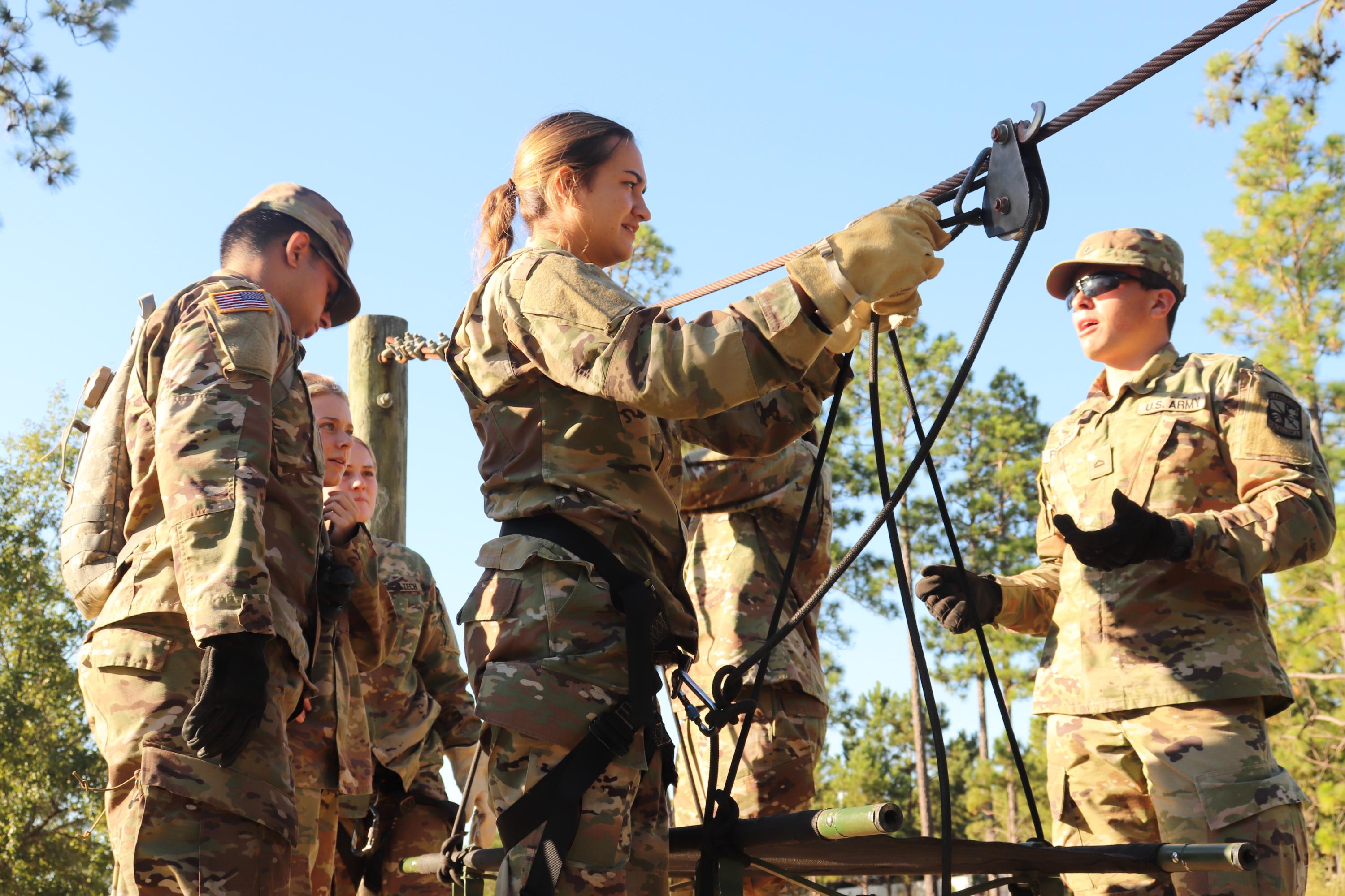 Tech Softball, Army ROTC Conduct Leadership Training at Fort