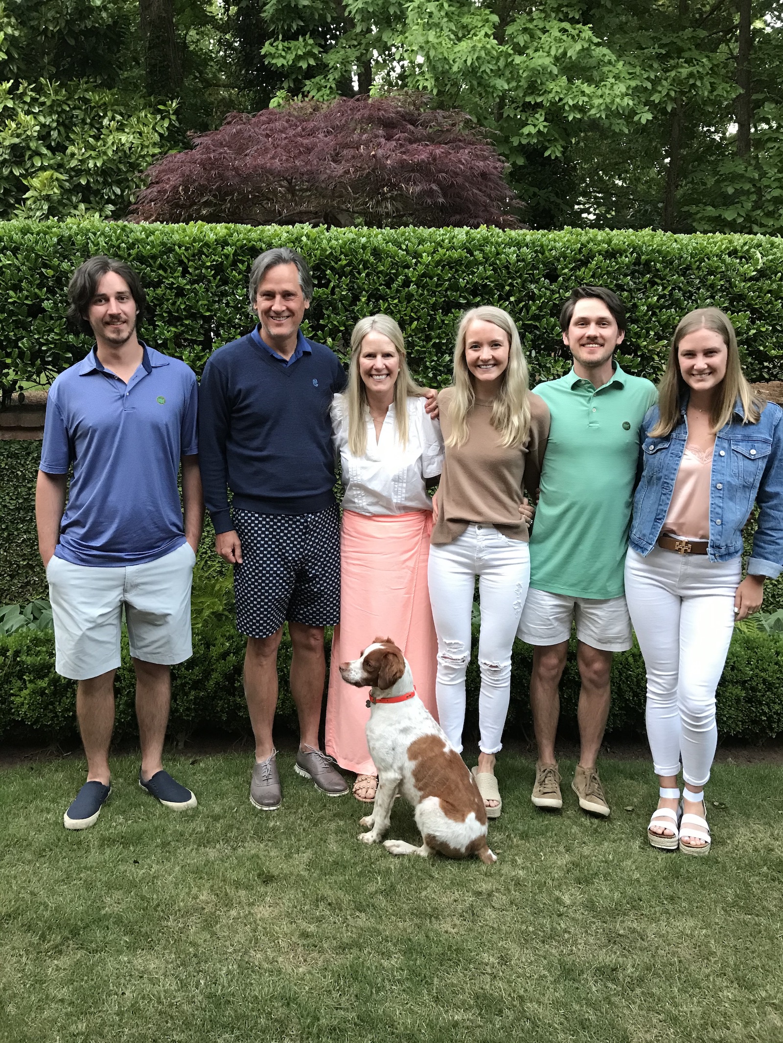 Margaret O'Neal is pictured with her family. Joining her to celebrate Commencement will be her parents, grandmother, two older brothers, and her sister-in-law.