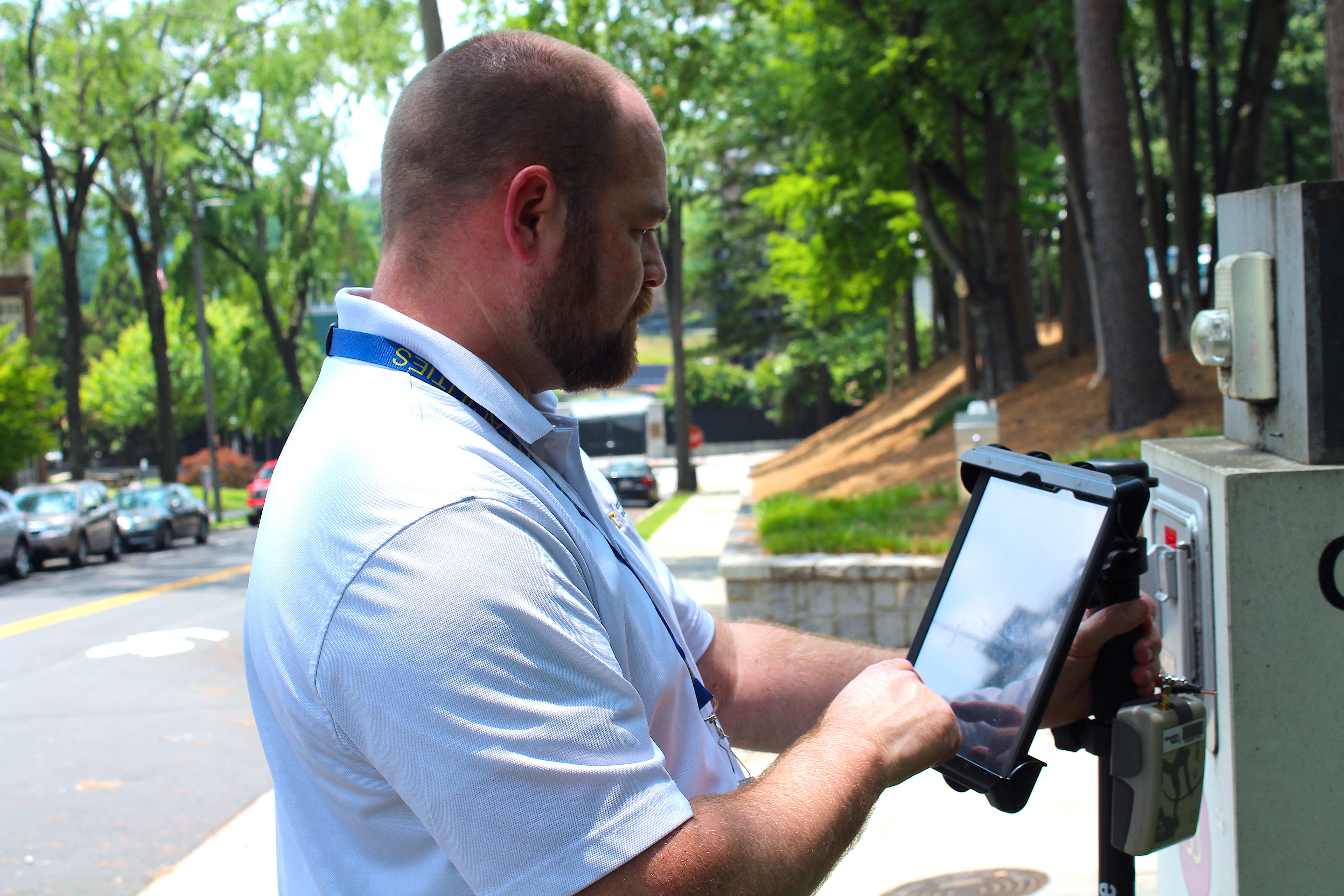 Senior Systems Support Engineer for Infrastructure and Sustainability Doug Sims flags an upcoming project using GIS mapping.