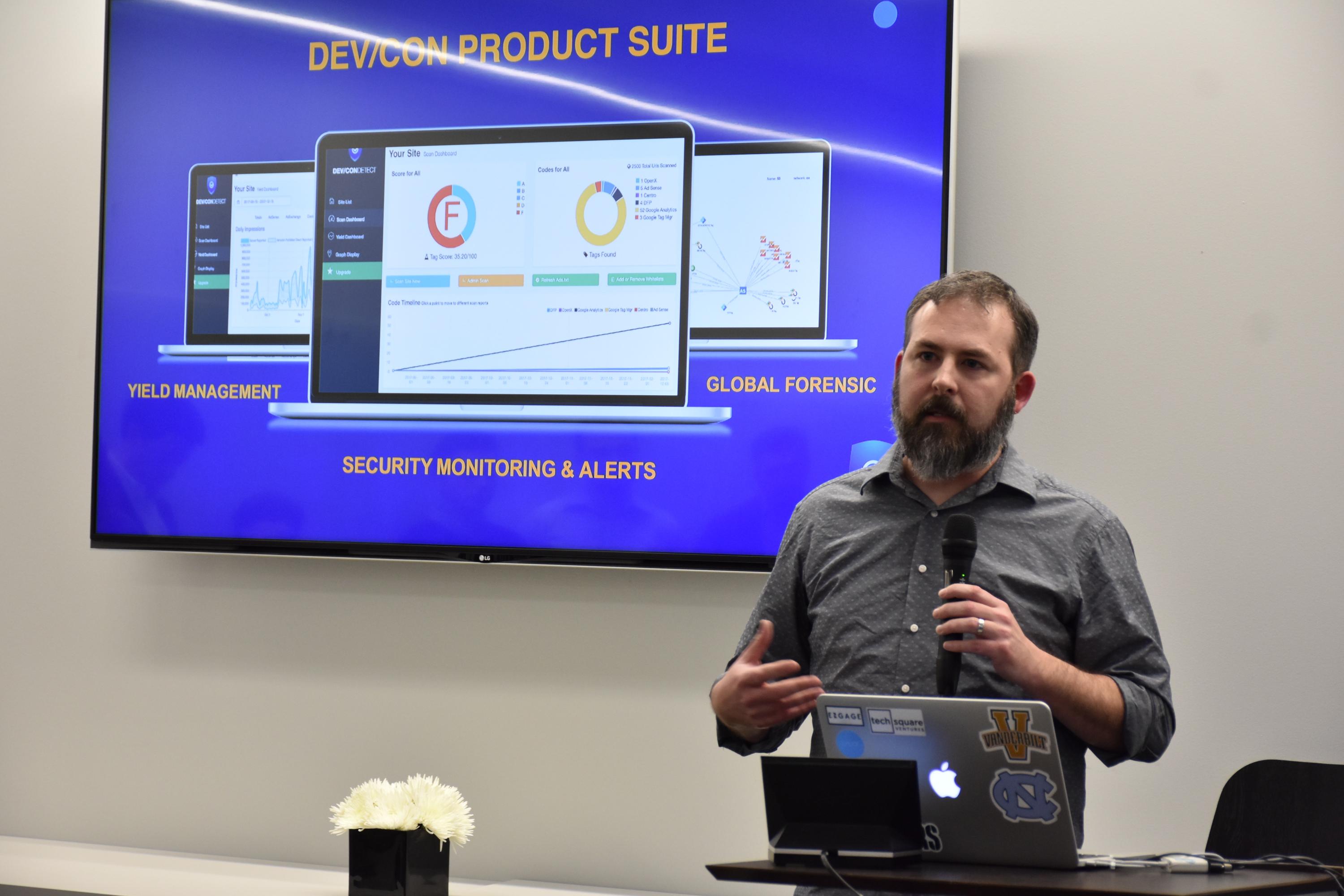 Josh Summit is chief technology officer of Dev/Con. (Photo: Péralte C. Paul)