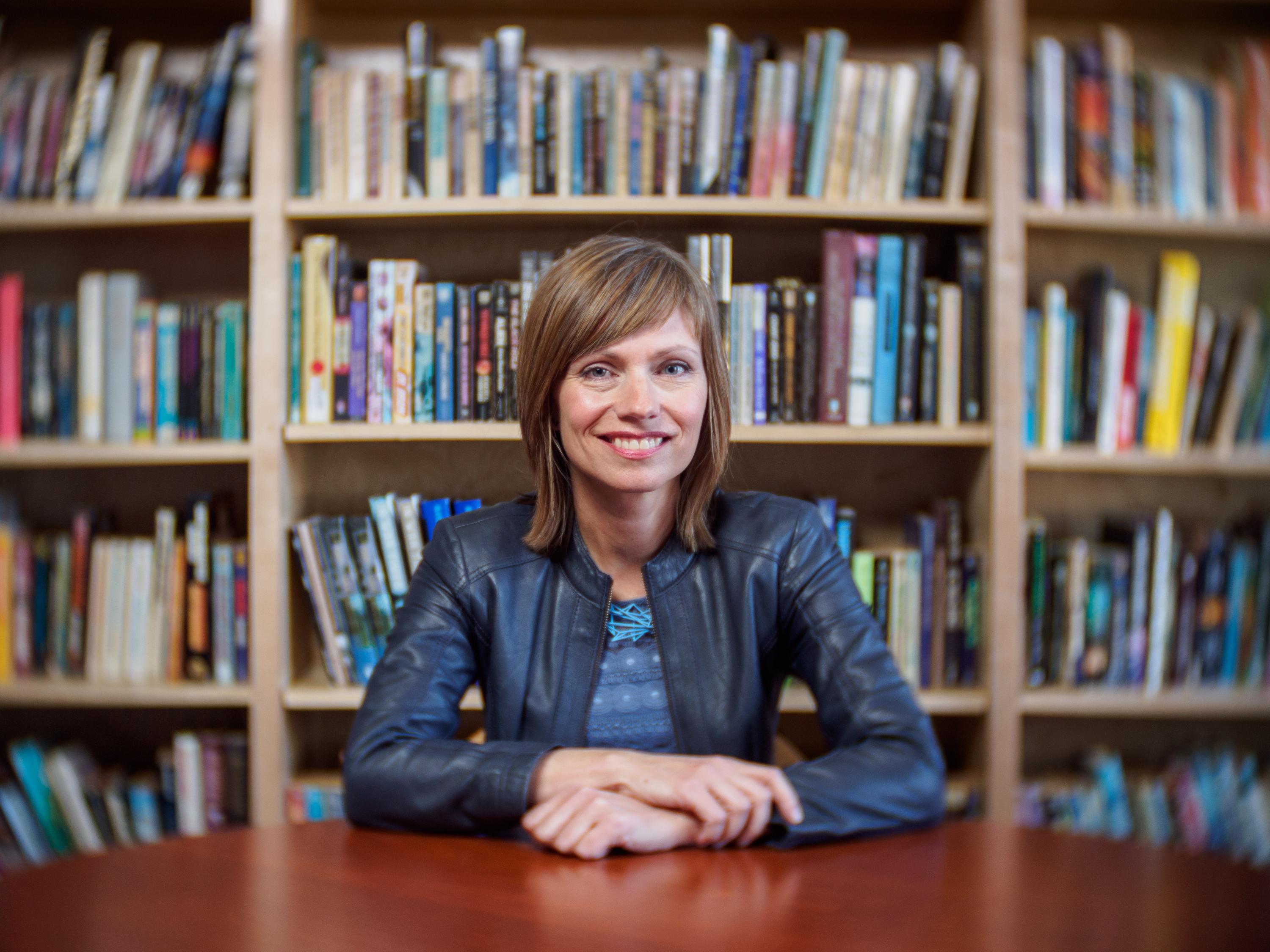 Lisa Yaszek, professor of science fiction studies in the School of Literature, Media, and Communication, is featured in the 2018 AMC series James Cameron's History of Science Fiction. (Credit: Rob Felt, Georgia Tech)