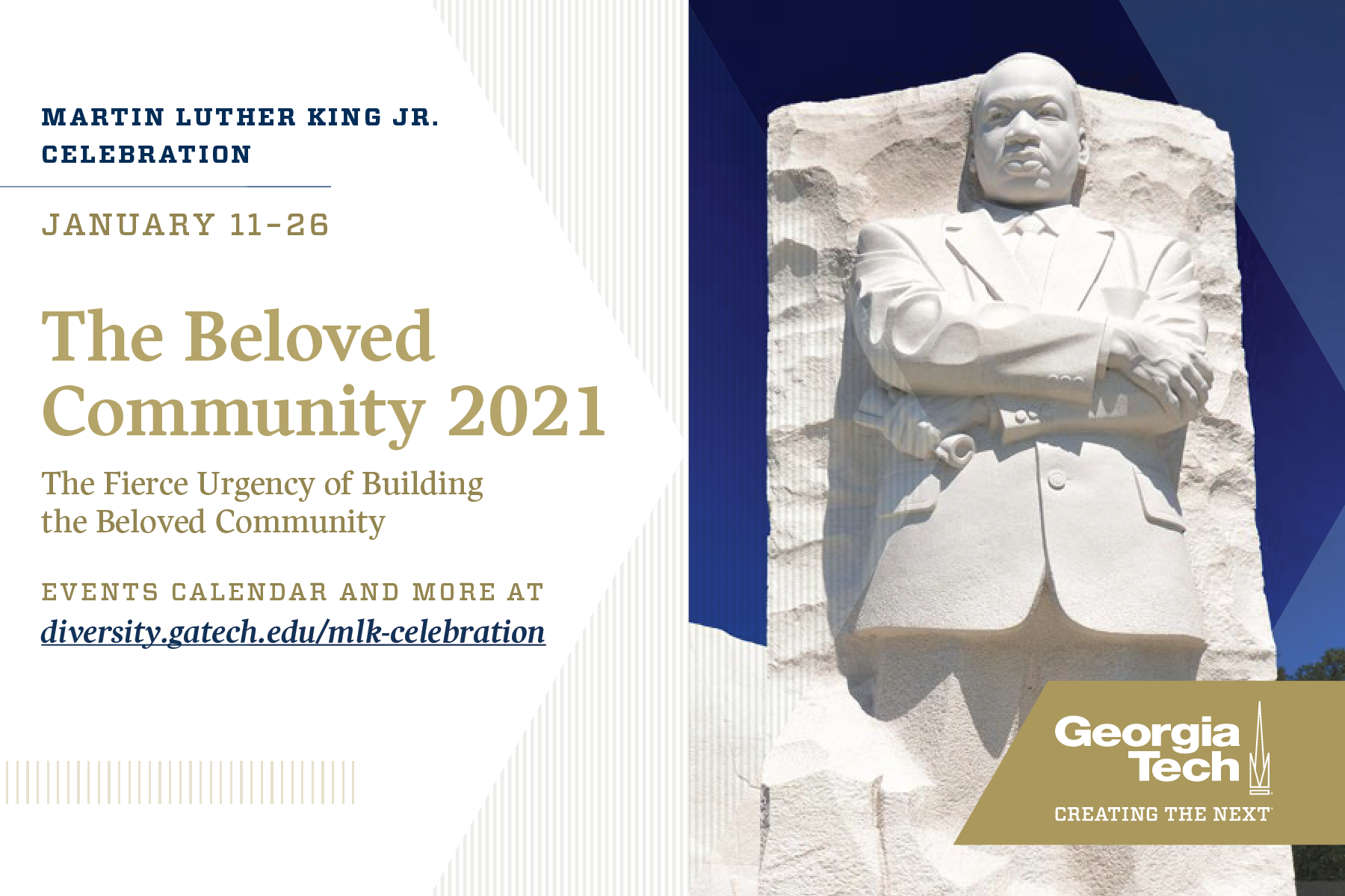 The 2021 Martin Luther King Jr. Celebration and Commemoration Event Series at Georgia Tech