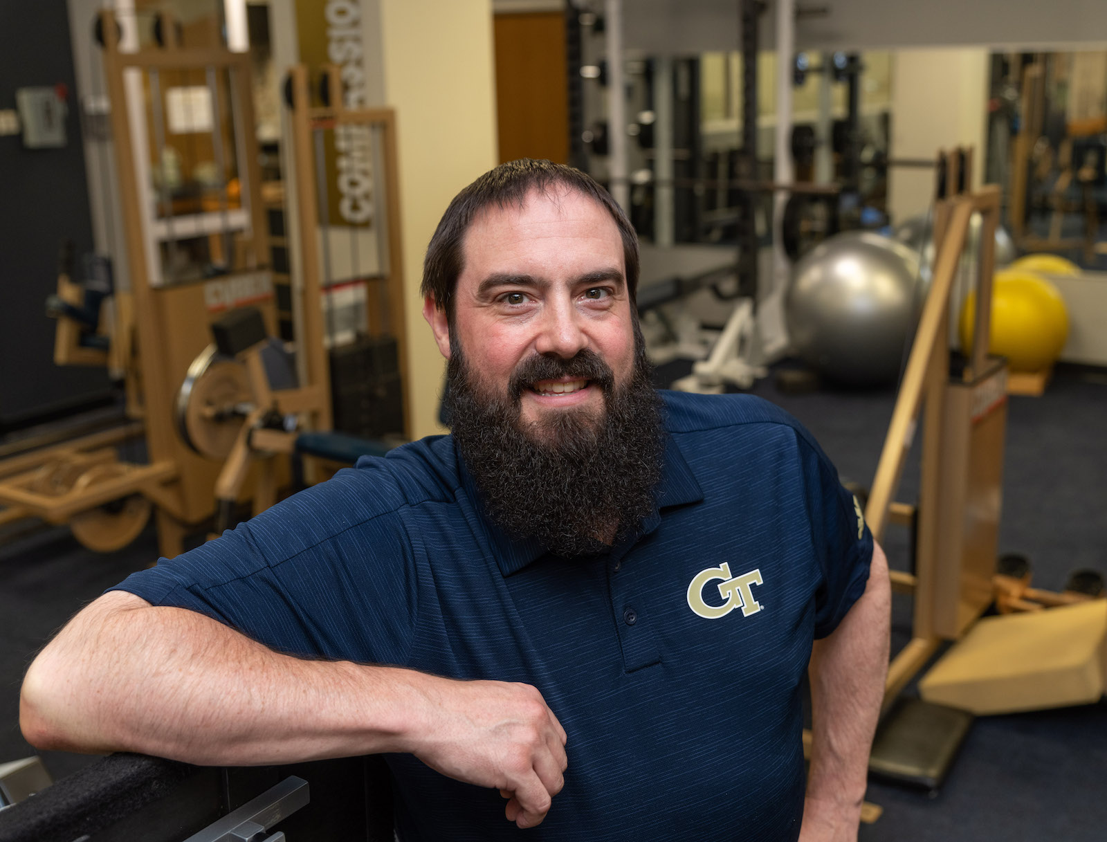 Charlie Ridgeway is a physical therapist on staff at the Homer Rice Center for Sport's Performance. Photo by Rob Felt.
