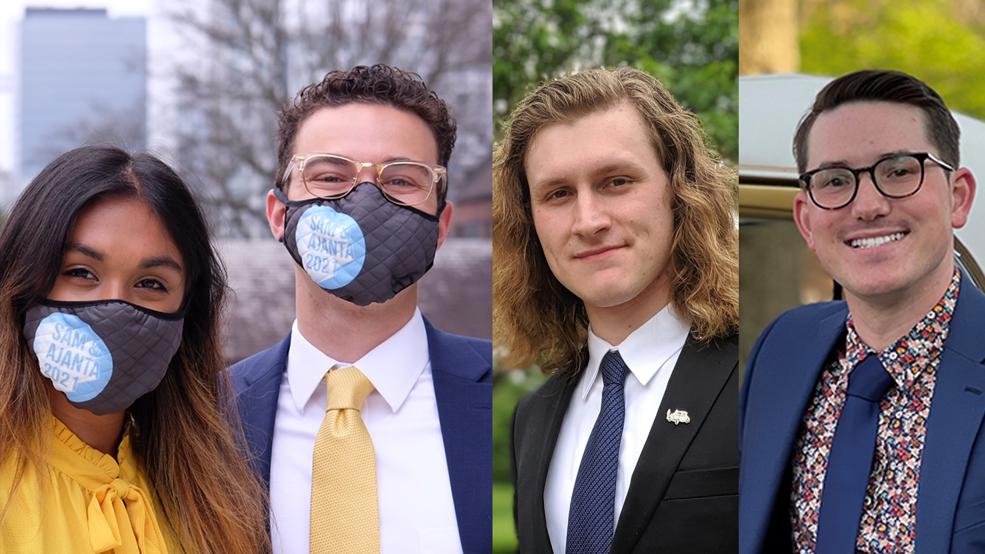 Left to right: Ajanta Choudhury, Samuel Ellis, Stephen Eick, PJ Jarquin