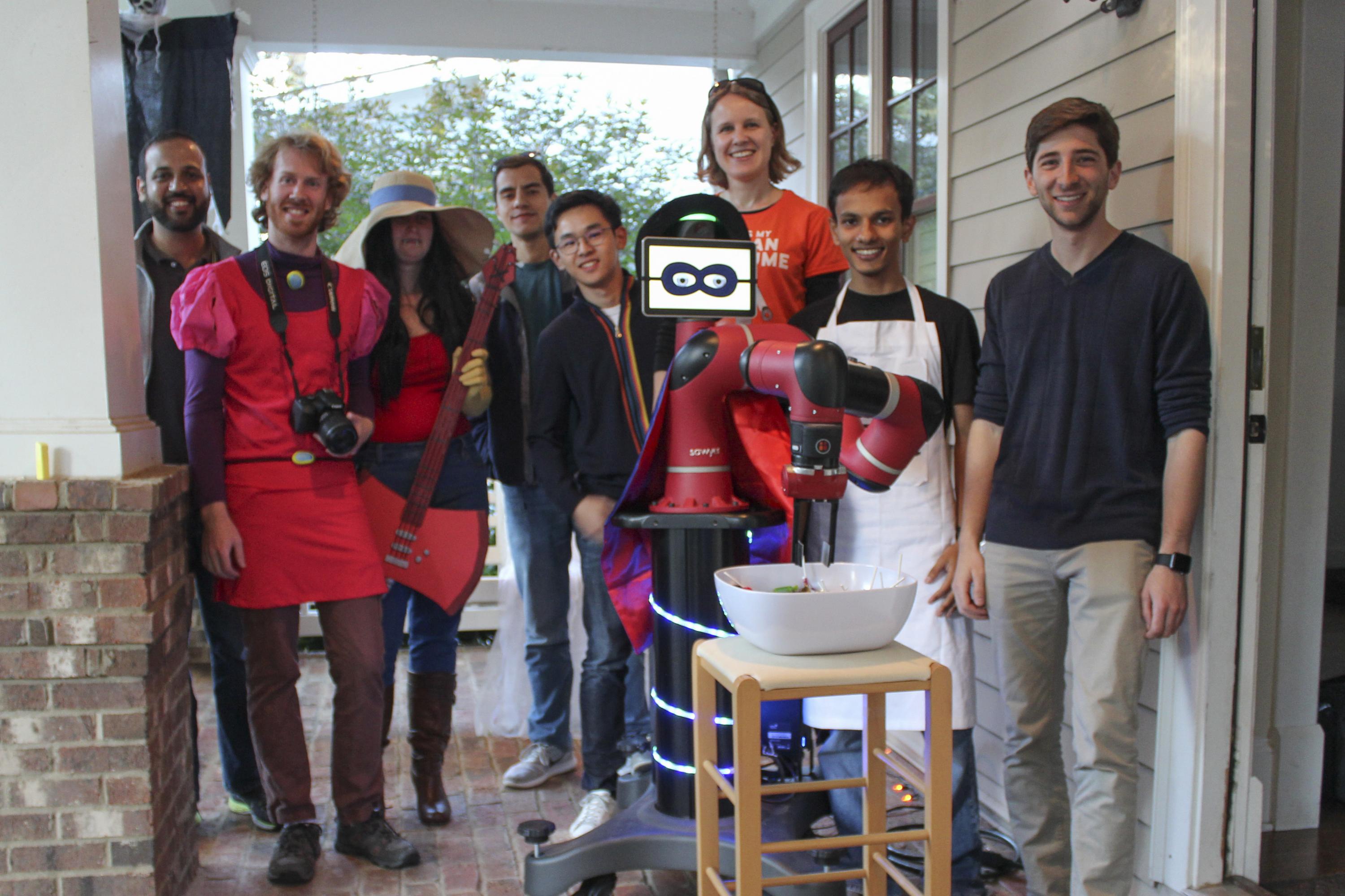 Members of the Robot Autonomy and Interactive Learning (RAIL) research lab, which focuses on the development of robotic systems that operate effectively in complex human environments, adapt to user preferences and learn from user input.