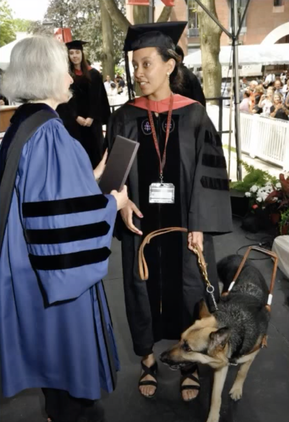 Girma became the first deafblind person to graduate from Harvard Law School