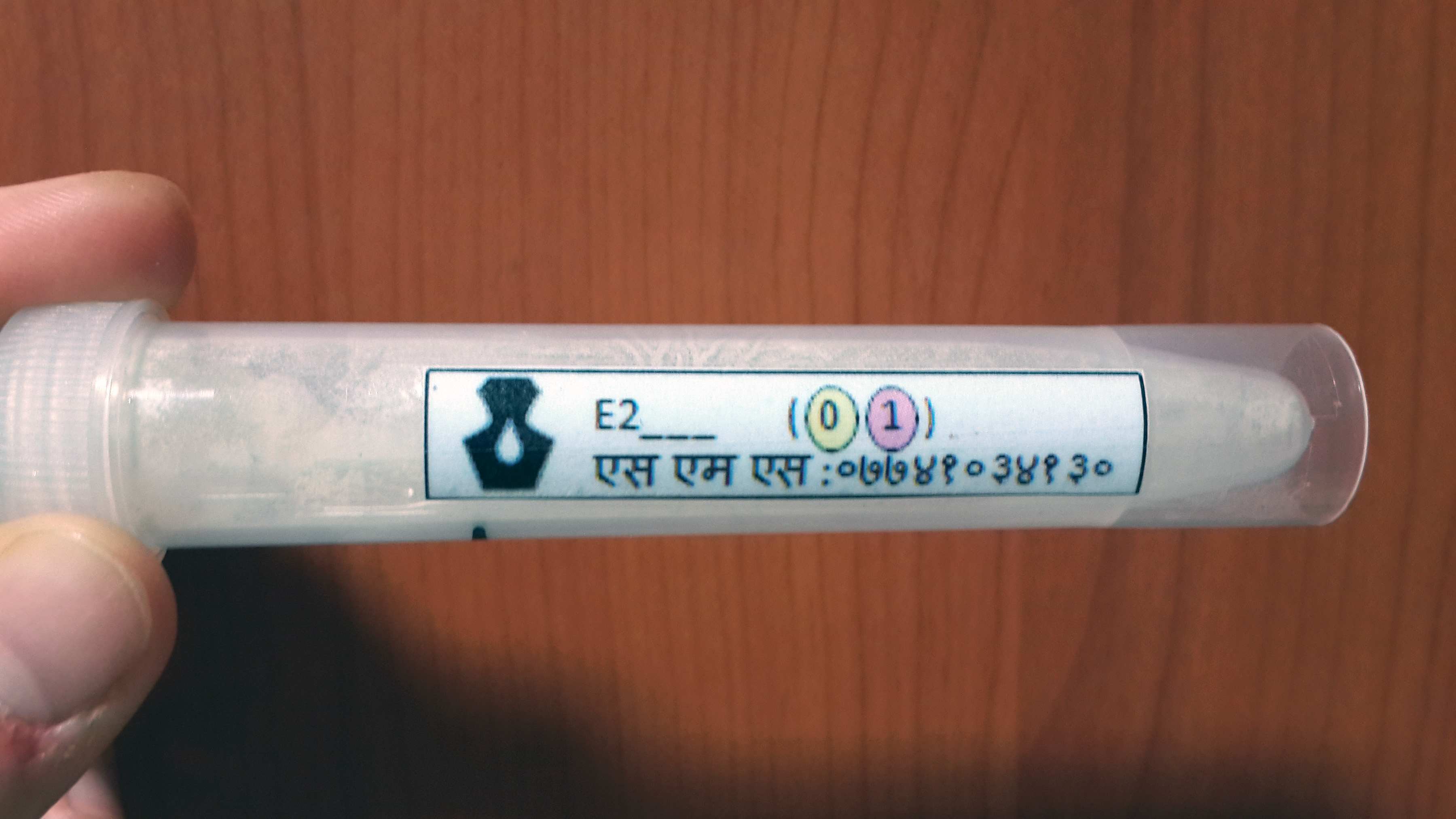 Image shows an example of the water quality test kits distributed in India by Georgia Tech researchers. (Photo: Andy Loo)
