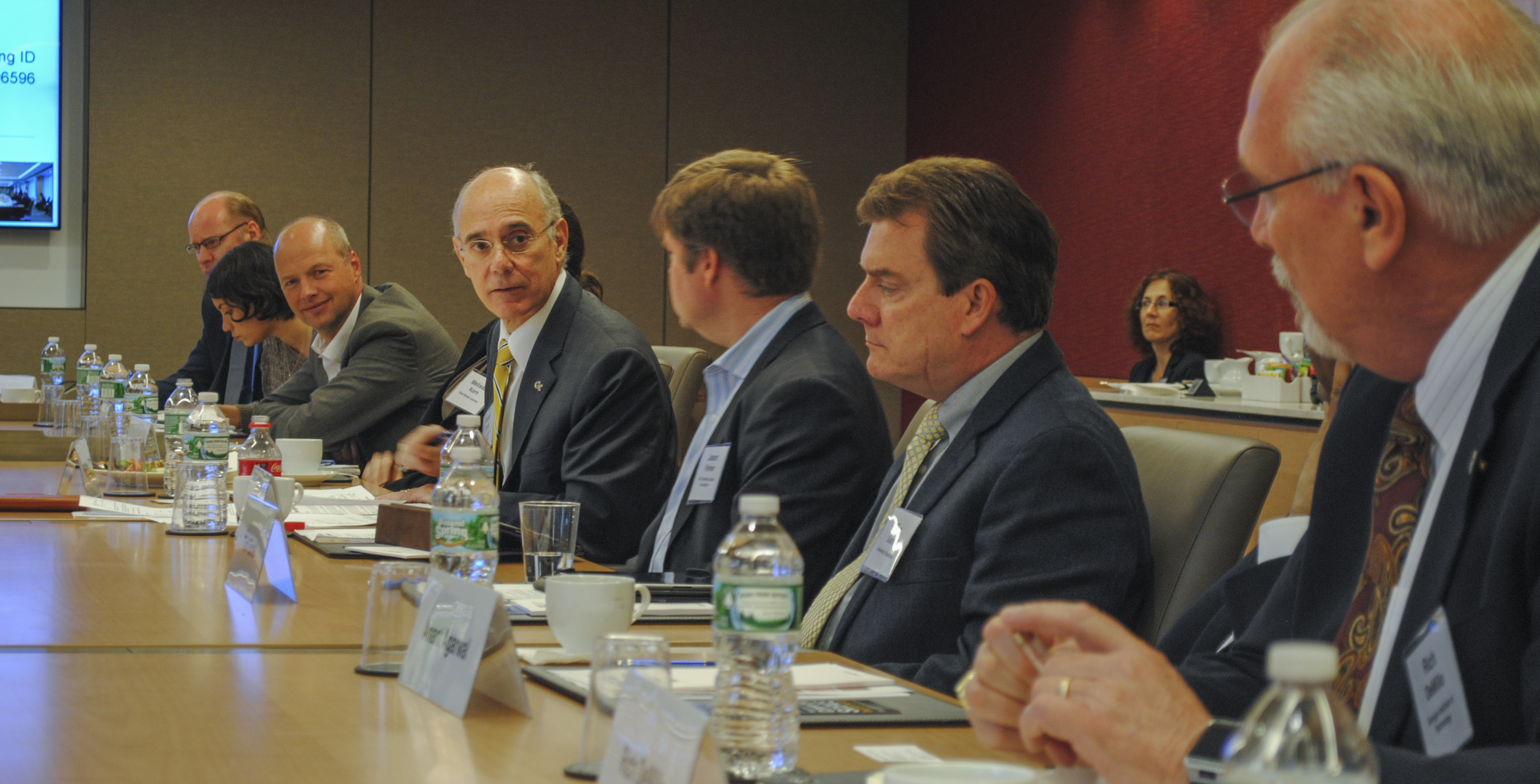 Georgia Tech Provost Rafael L. Bras hosts a national media roundtable on Technology and the Future of Online Higher Education at the Carnegie Corporation of New York in New York City.
