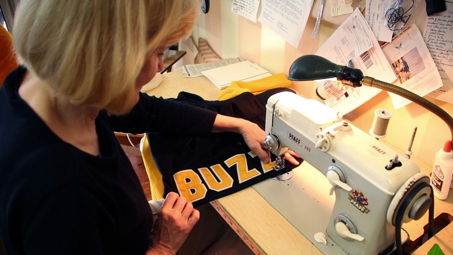 Kathy Spetz, creator of Georgia Tech's mascot costume.