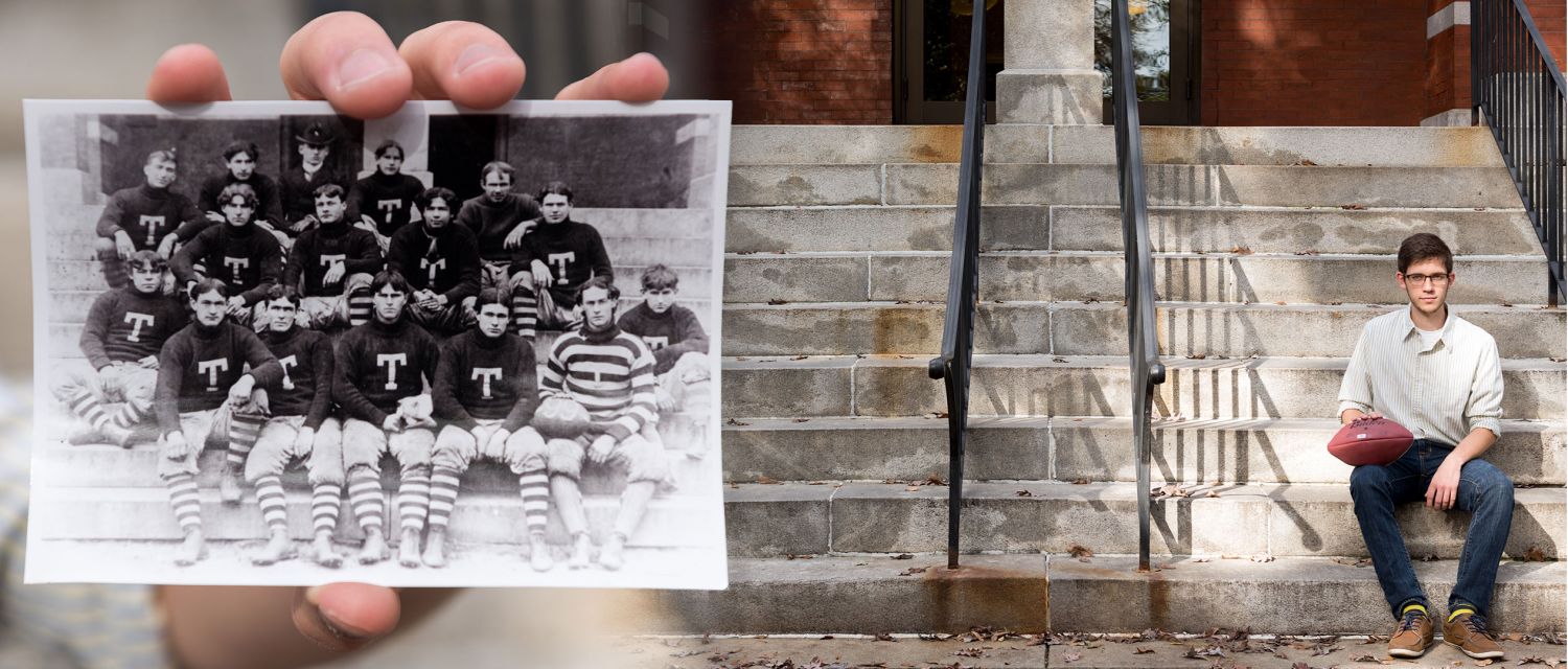 Gene Hynson’s great-great-uncle, Floyd Furlow, was on the Georgia Tech football team in 1899. 