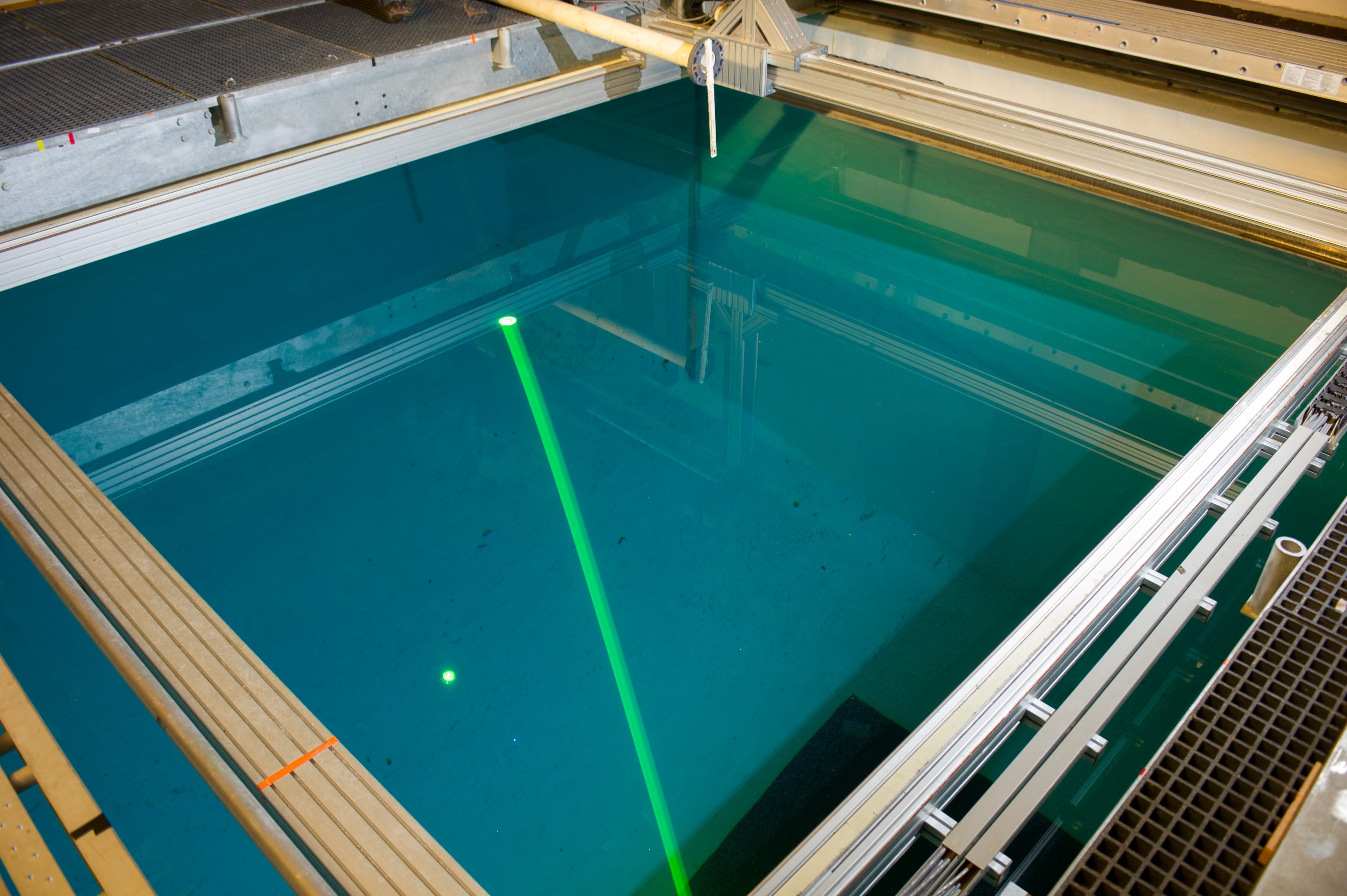 The GTRI lightweight lidar prototype system uses a special green laser that penetrates water to considerable depths. (Credit: Rob Felt)