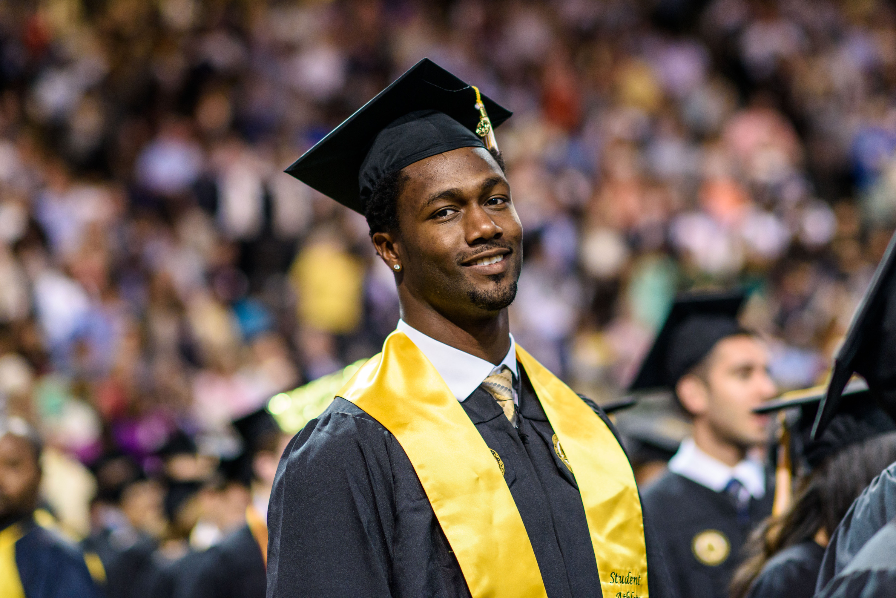 Football player Michael Johnson graduated in 2015.