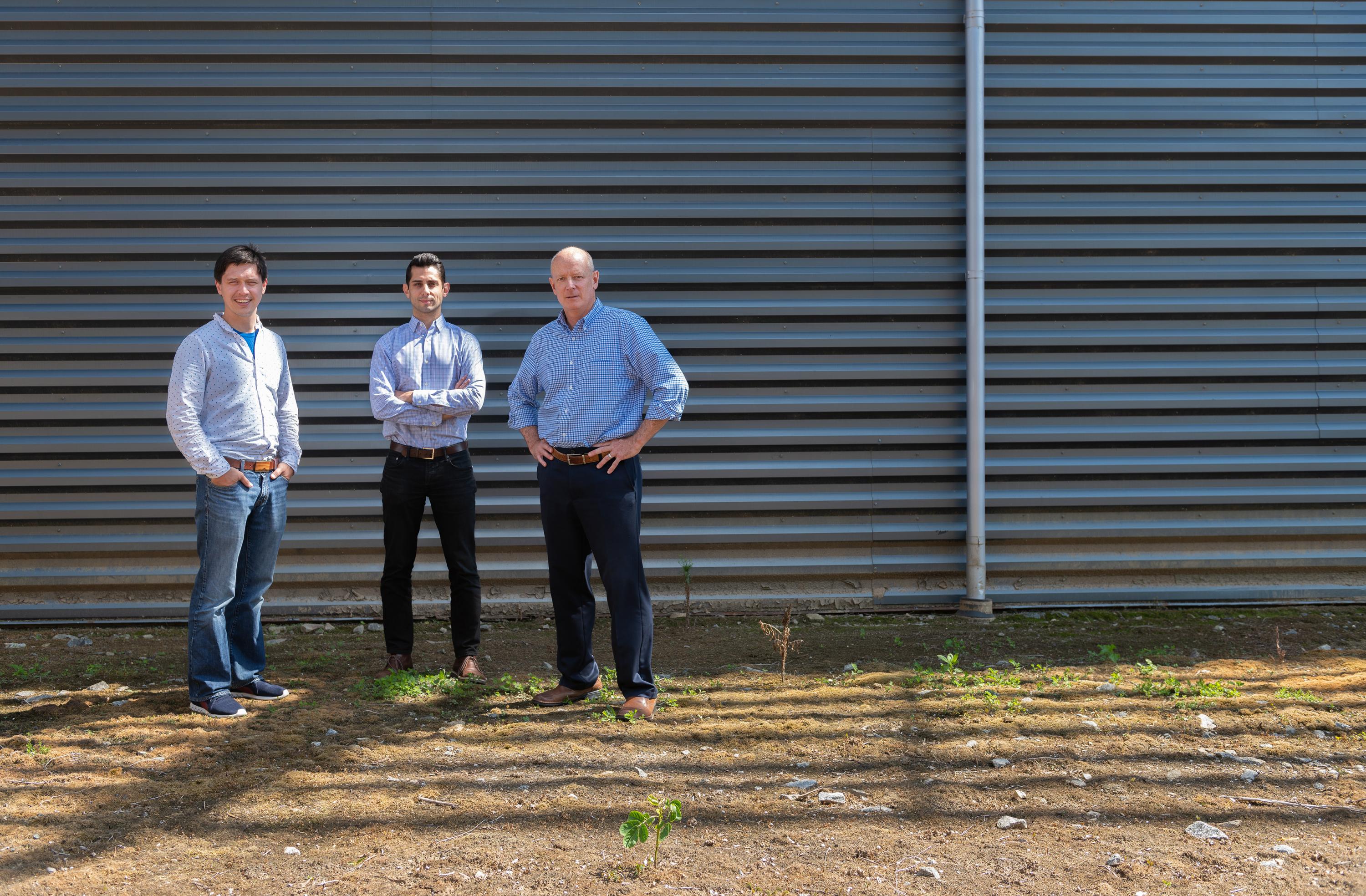 A $13.5 million award from the Bill & Melinda Gates Foundation will improve sanitation to 2.5 billion people worldwide by reinventing the toilet, technology that hasn’t changed much in more than a century. Shown are Mechanical Engineering Associate Professor Shannon Yee and GTRI Research Scientists Kevin Caravati, and Ilan Stern, who are leading the Georgia Tech portion of the initiative. (Photo: Allison Carter, Georgia Tech)