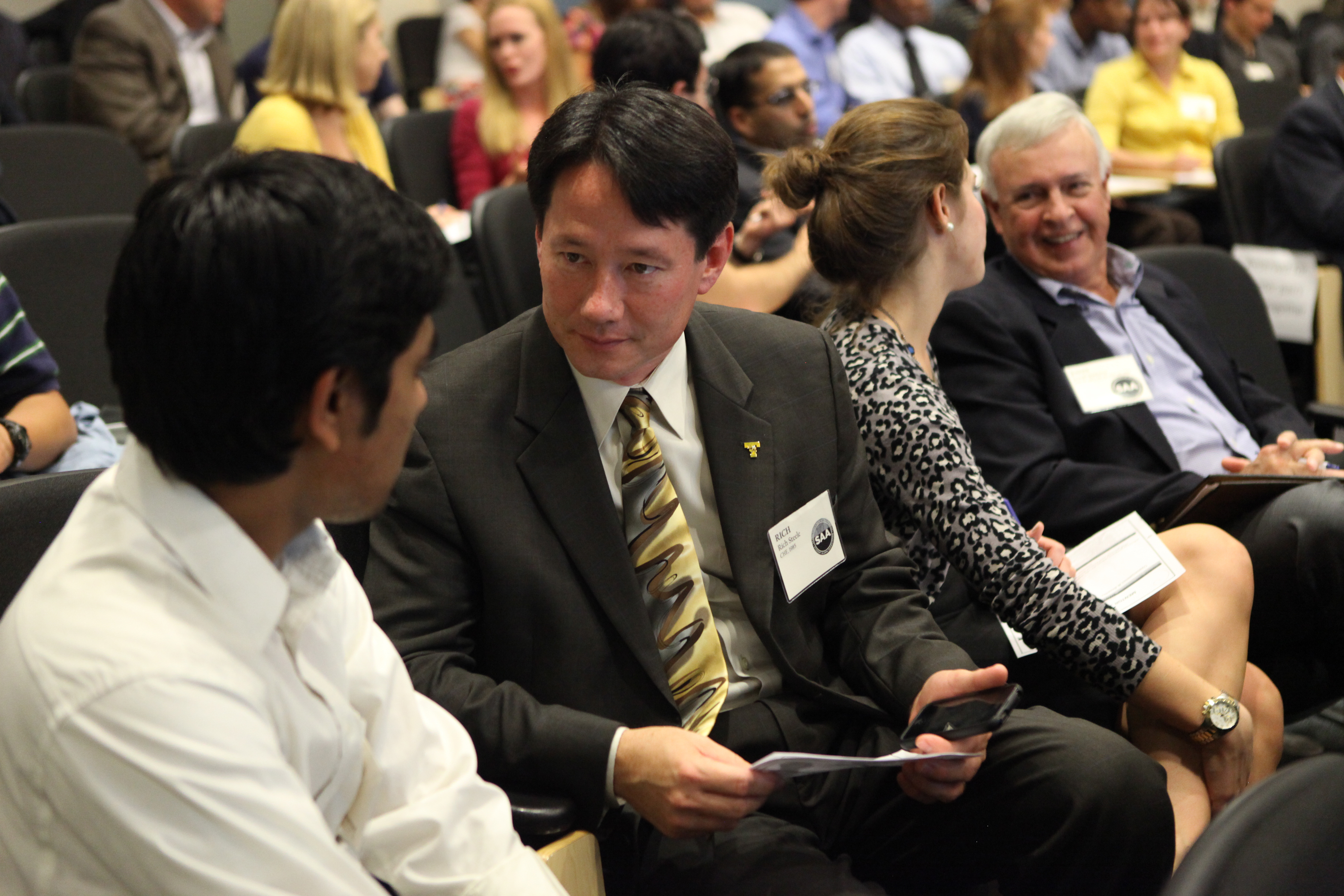 Rich Steele, alumnus and senior director of Auxiliary Services, is just one of the Tech faculty and staff members involved with the Mentor Jackets program.