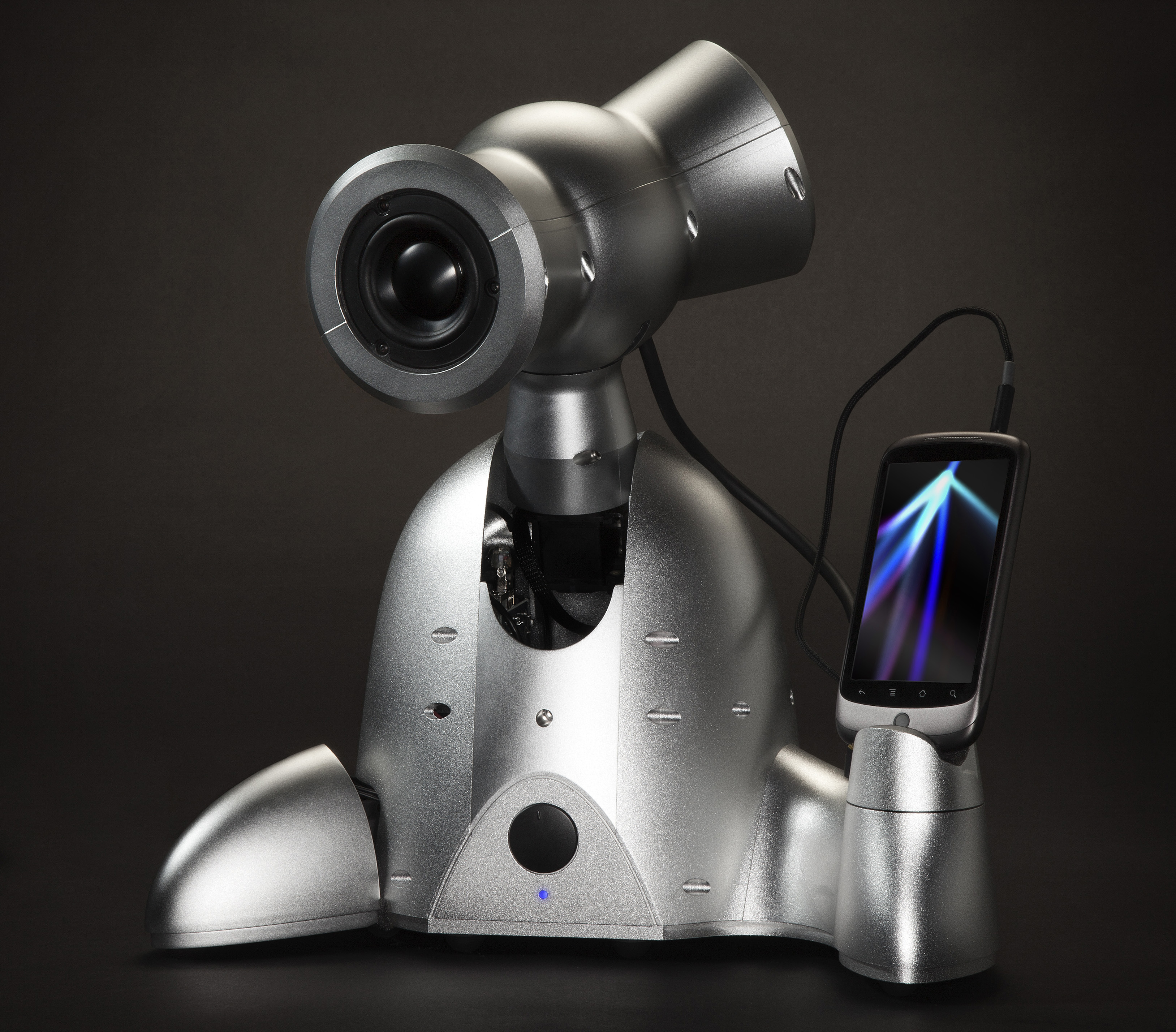 Shimi, a musical companion developed by Georgia Tech’s Center for Music Technology, recommends songs, dances to the beat and keeps the music pumping based on listener feedback.