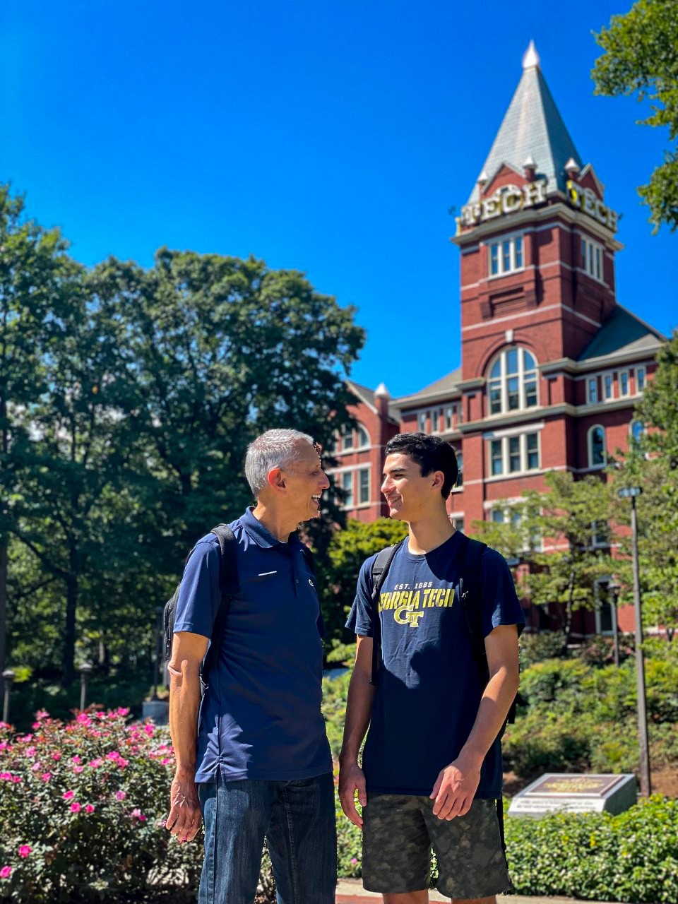 Juan Villarreal came to Georgia Tech to visit his son, Patrick. Like most parents, he wanted to see how his son was adjusting to his first years in college. He didn't expect to end up enrolling in classes, though.