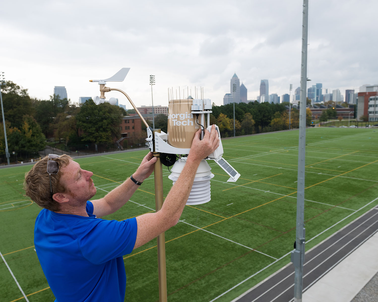 Three new WeatherSTEM stations have been installed on the Georgia Tech campus providing updated weather information and longterm weather data for analysis.