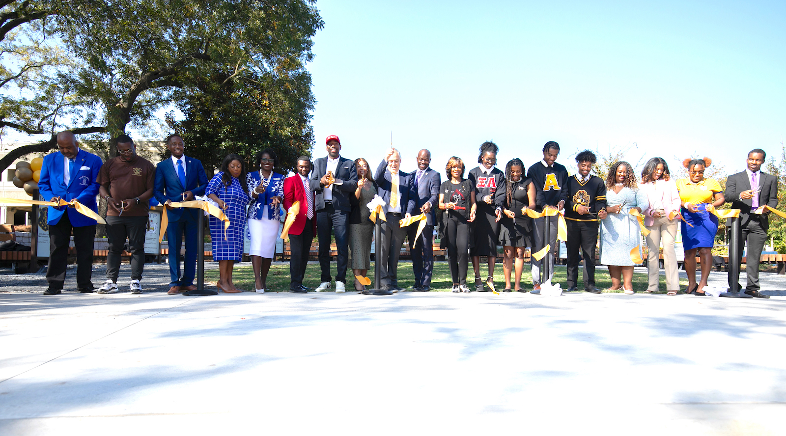 Divine Nine plaza ribbon-cutting ceremony with Atlanta Mayor Andre Dickens