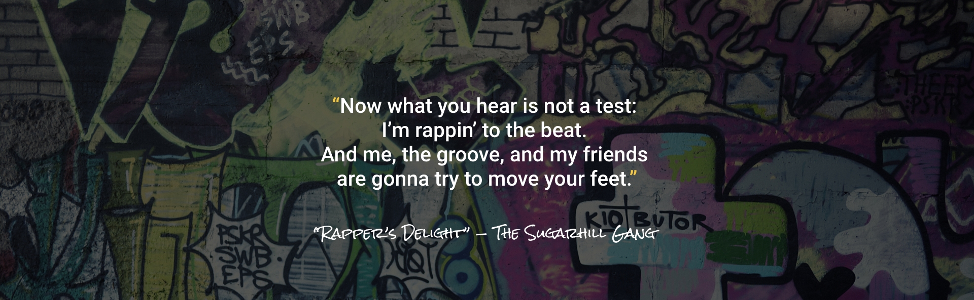 Sugarhill Gang quote
