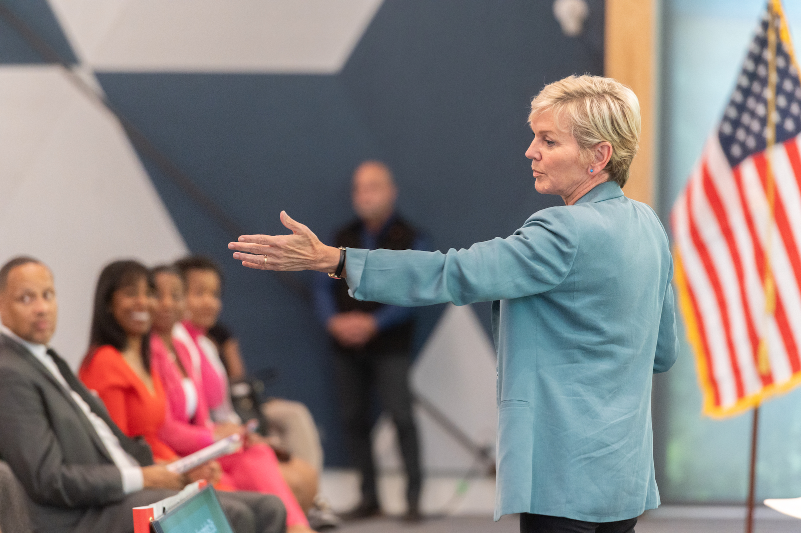 Secretary of Energy Jennifer Granholm at Tech. 