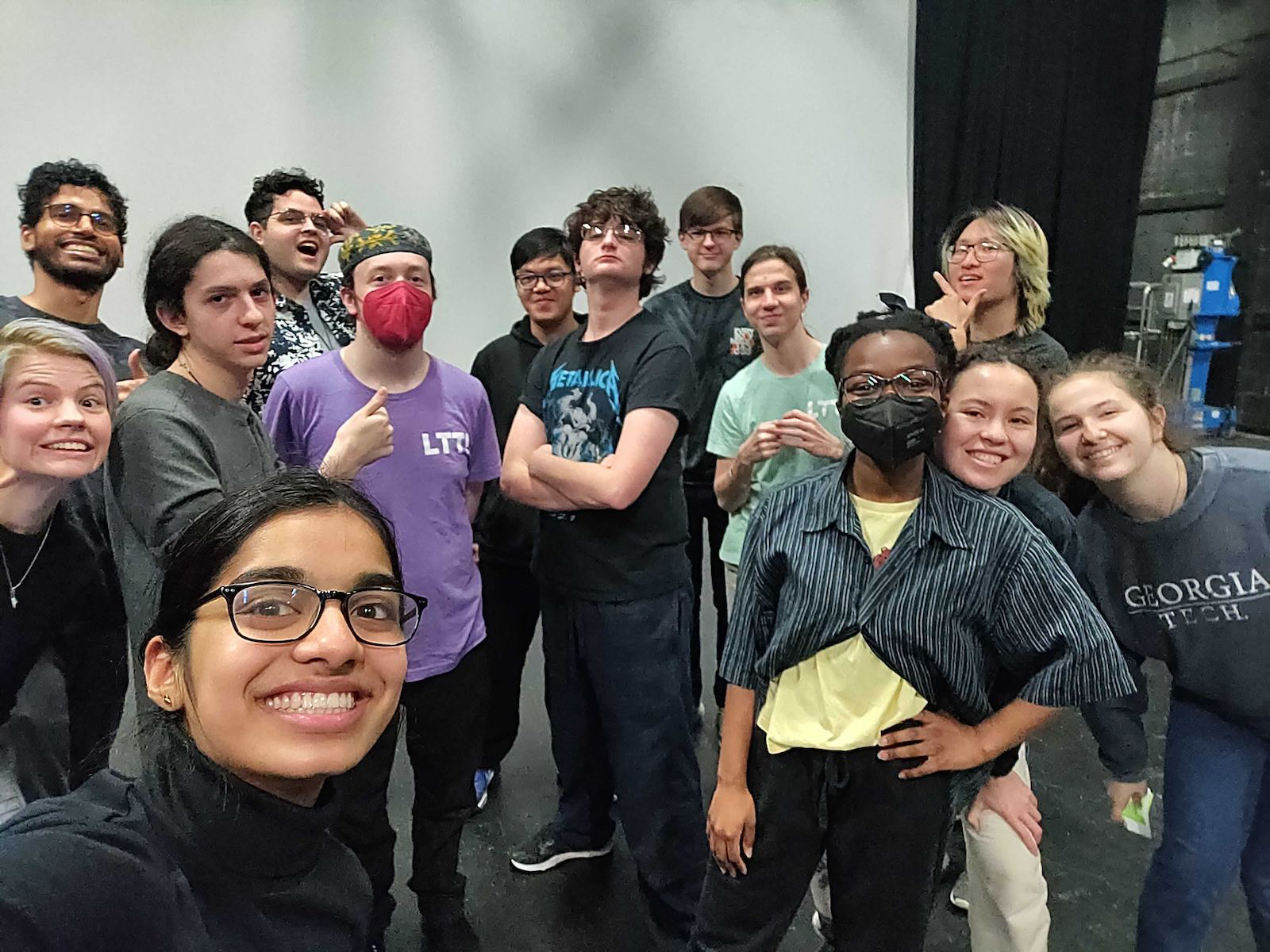 DramaTech students participate in 26-hour improv marathon.