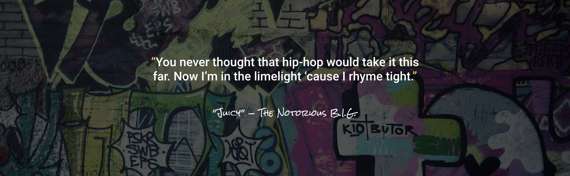 Notorious BIG quote