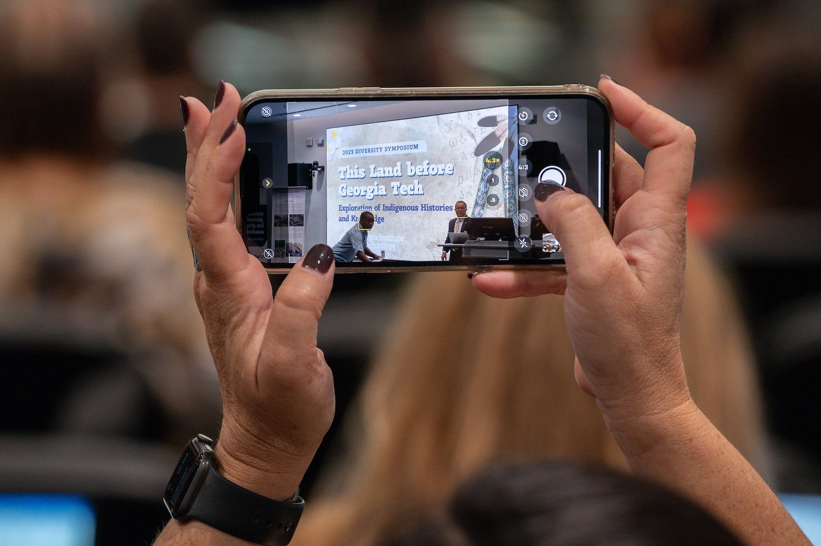 phone screen with Diversity Symposium program