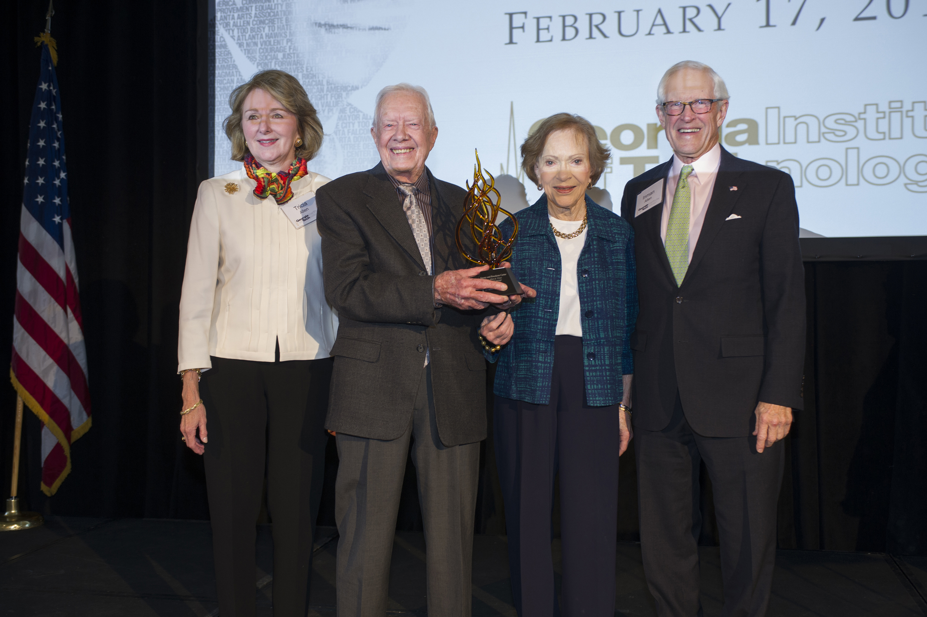 carter receives ivan allen prize in 2017