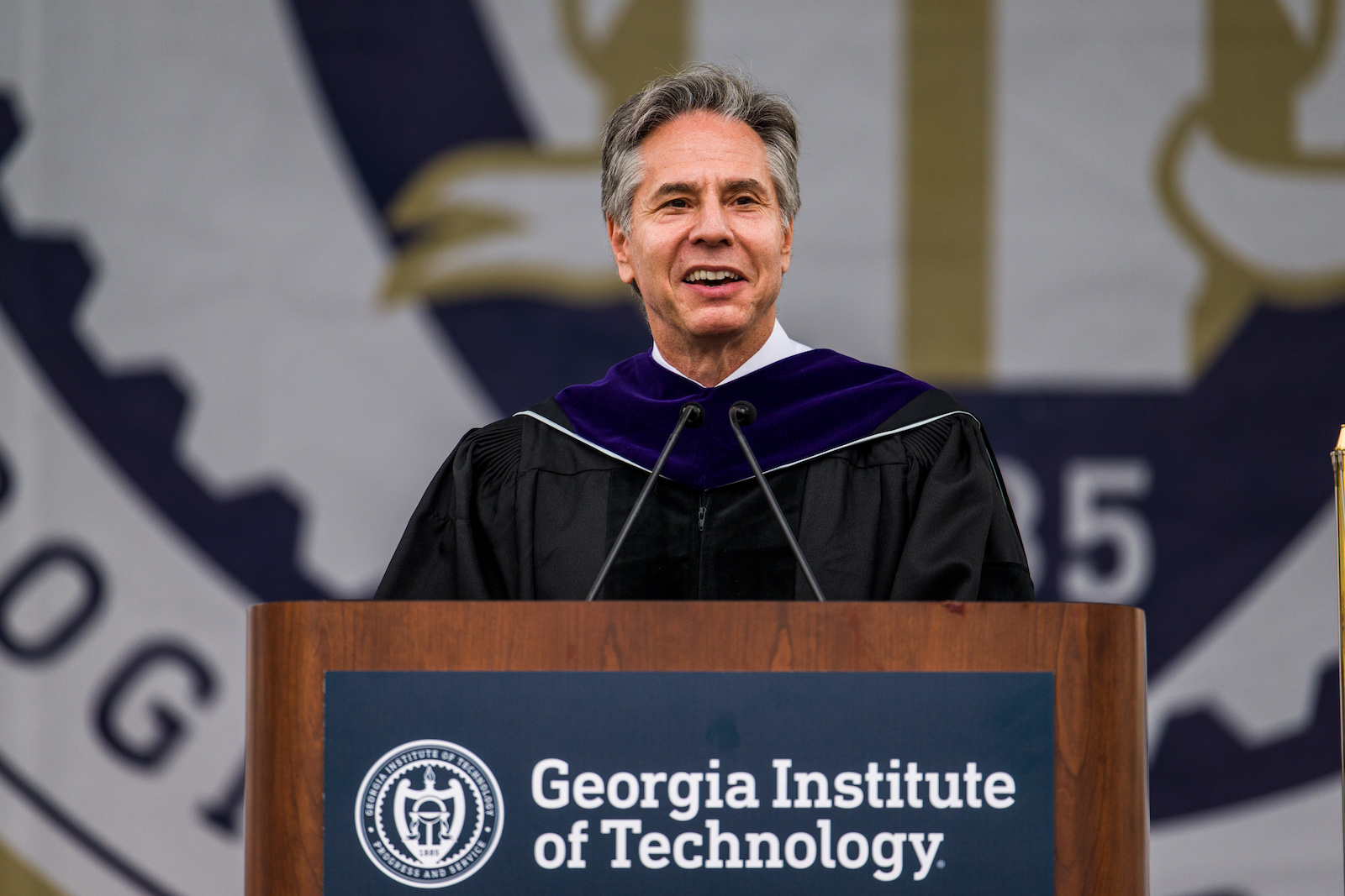 Antony Blinken, US Secretary of State, speaking at Commencement