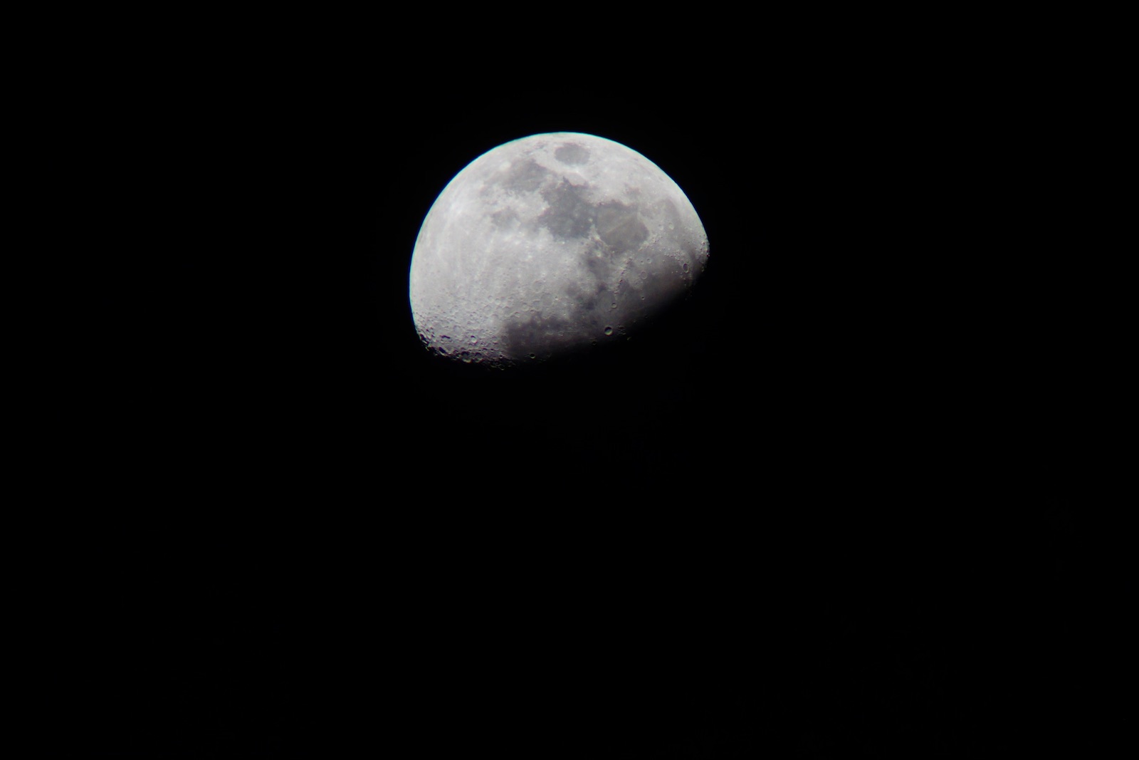 Moon during public night at the observatory 