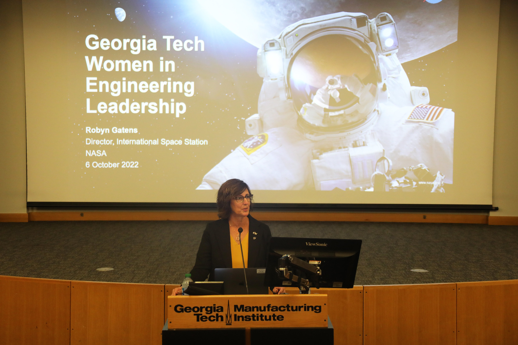Robyn Gatens, inaugural speaker for the Women in Engineering Leadership Lecture Series