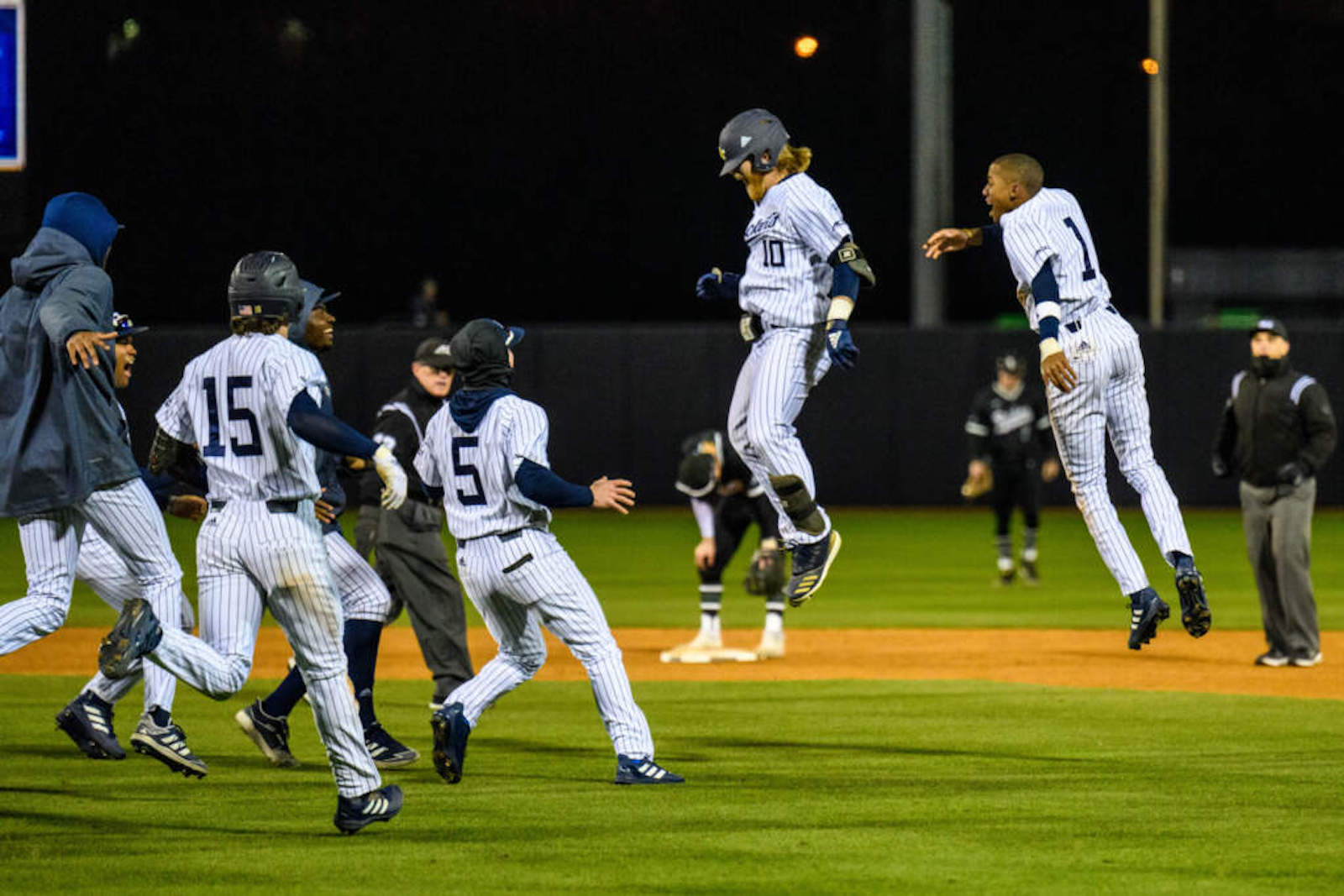 baseball Opening Day victory