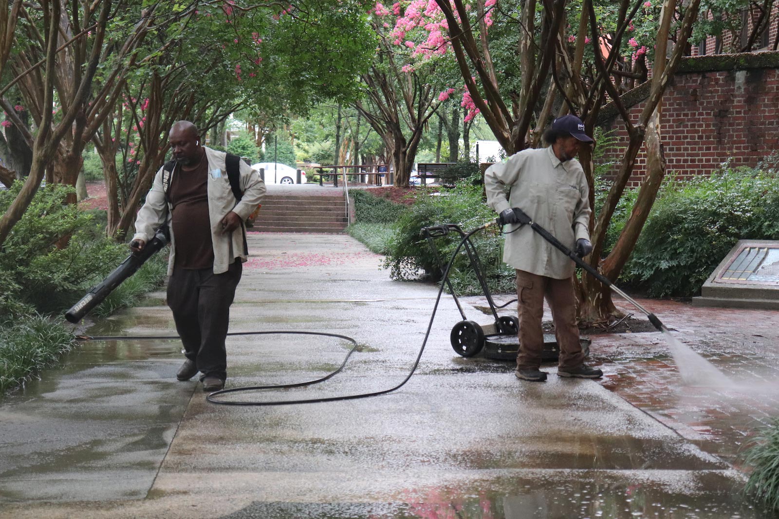 groundskeepers at O'Keefe