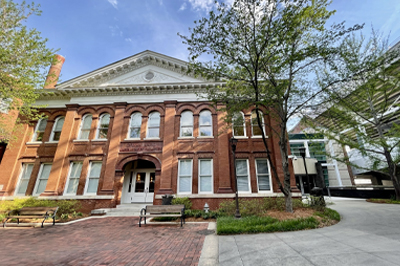 exterior of the Lyman Hall building