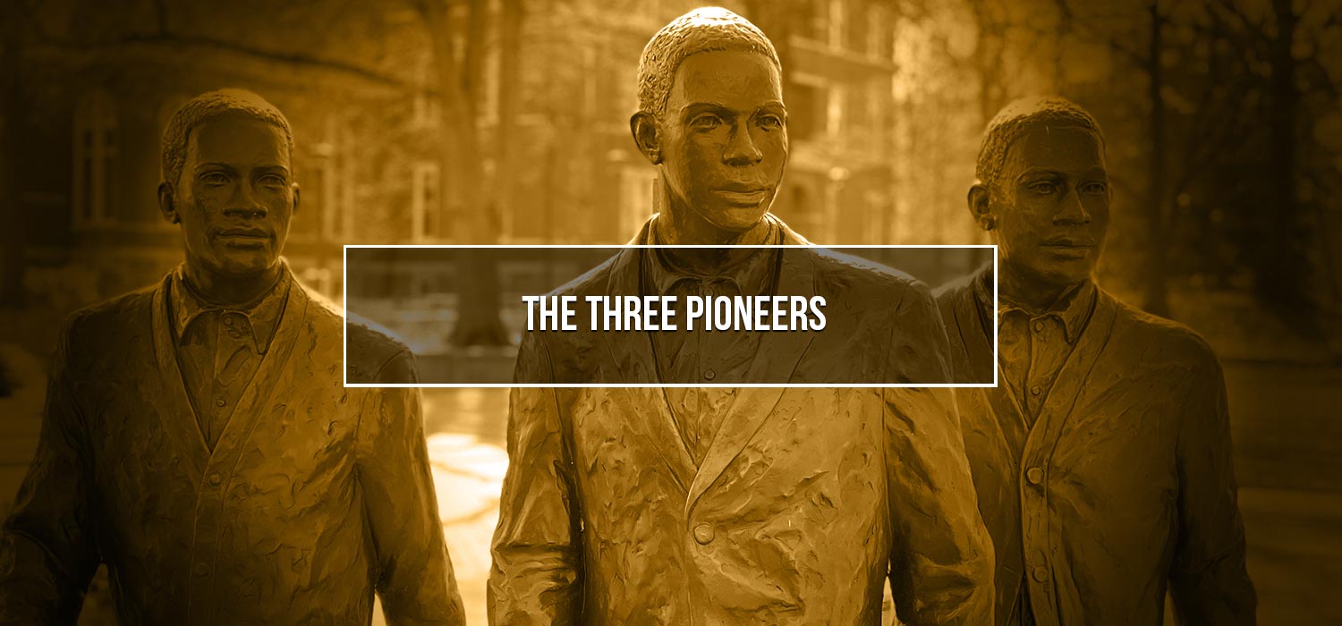 The Three Pioneers statue