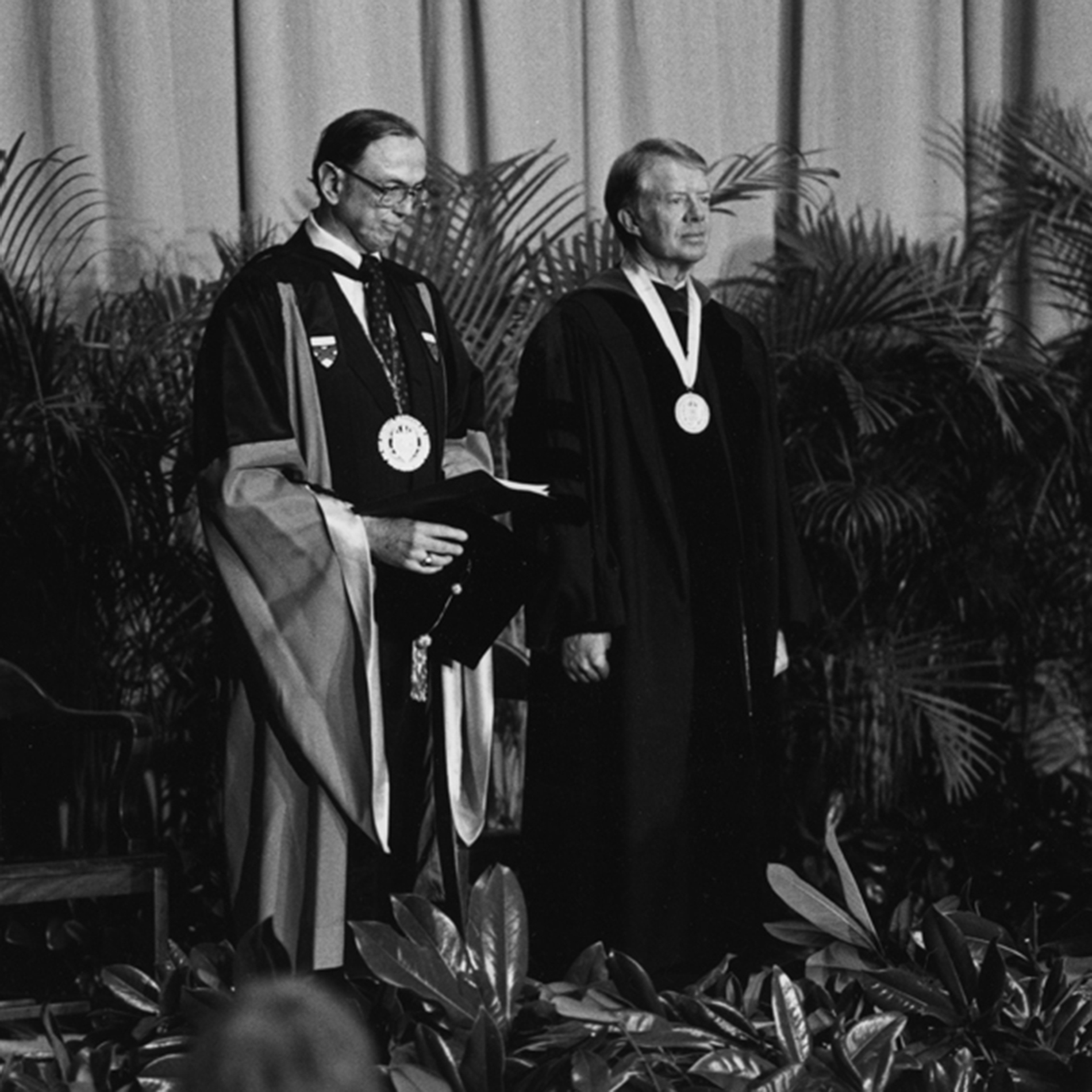 jimmy carter earns honorary phd from georgia tech in 1979