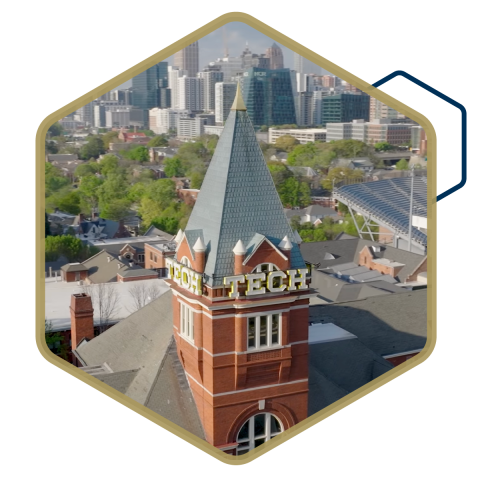 Skyline photo of Tech Tower and Midtown