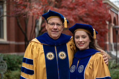 A Family Affair: Father and Daughter Celebrate Triple Jacket
