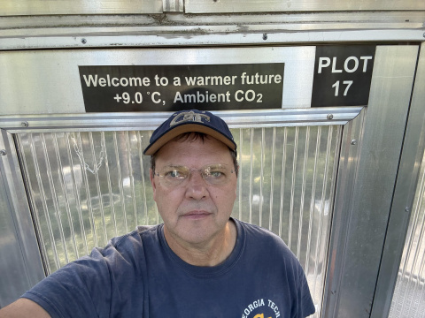 Joel Kostka at the SPRUCE experiment.