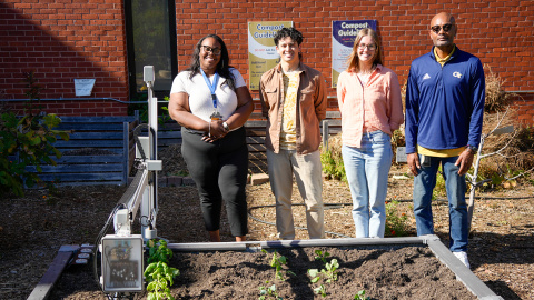 Camille Moore (CEISMC), Moeiini (Moi) Reilly (GTRI), Marissa Gardner (CEISMC) and Norman "Storm" Robinson III (CEISMC)