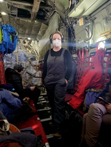 Inside the C-130
