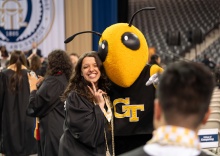 Undergraduate student at Commencement