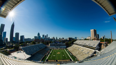 Bobby Dodd Stadium at Hyundai Field. Photo by Danny Karnik.
