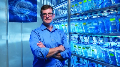 James Lauderdale is an associate professor of cellular biology in UGA's Franklin College of Arts and Sciences (Credit: Nancy Evelyn).
