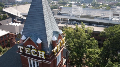 Tech Tower (Photo Credit: Ethan Trewhitt)