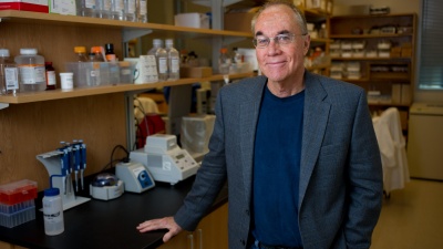 The Prevent Cancer Foundation has made a significant grant award to Georgia Tech to advance research on detecting ovarian cancer. The work is led by John McDonald, a professor in the School of Biological Sciences. (Credit: Rob Felt, Georgia Tech)