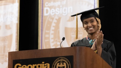 Sophomore Speaker at New Student Convocation 2018