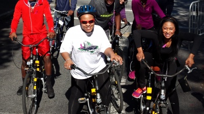 Employeees from Parking and Transportation Services used the Atlanta Bike Challenge as an opportunity to take group rides around campus and Midtown.